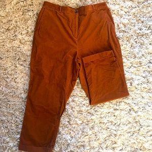 Lands End Women’s High Rise Straight Leg Corduroy Pants (LIKE NEW)